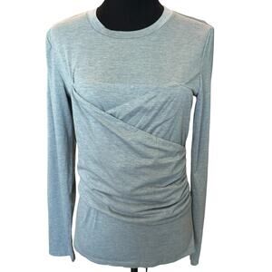 * New ~ VERO MODA ~ Nelly Ruched Knit Top Size L VISCOSE FALL